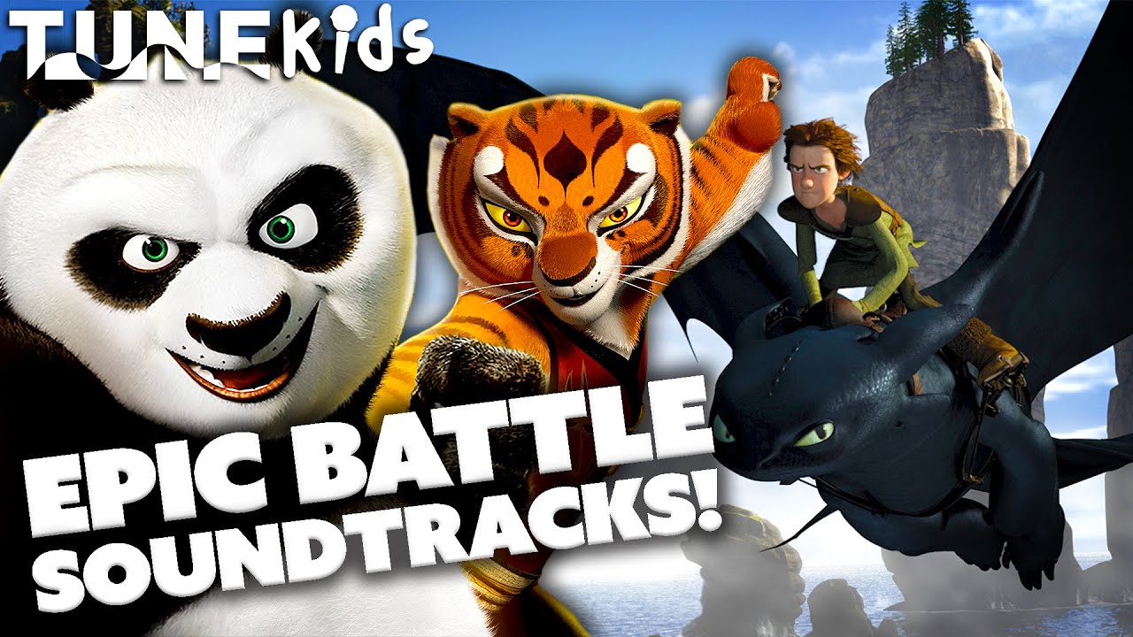 40 Minutes Of EPIC Battle Soundtracks! | Kung Fu Panda, How to Train Your Dragon & More | TUNE: Kids