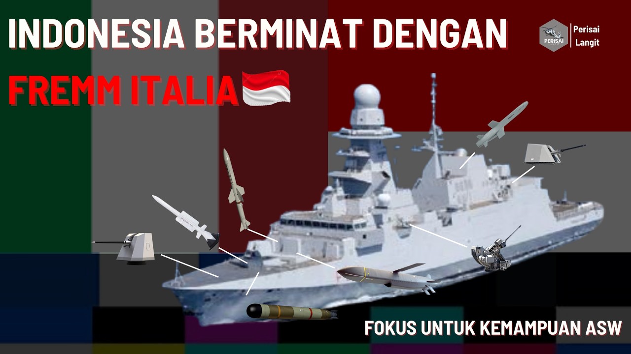 Frigate FREMM untuk Indonesia #militerindonesia #military #tnial #teknologimiliter