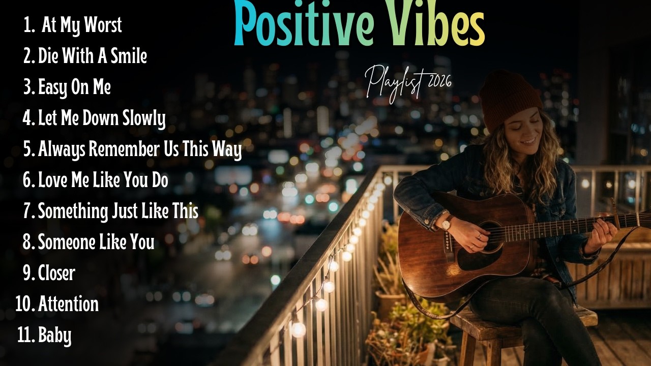 Positive Vibes Acoustic Playlist 🎧 | New English Love Songs – Chill & Relax Soft Music Mix