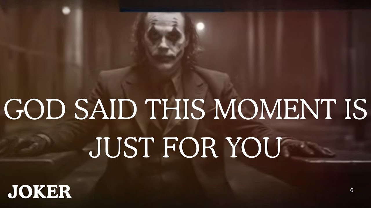 Chosen One, This Will Hit You Hard Today—God Personally Ordered This Moment || Joker Motivation