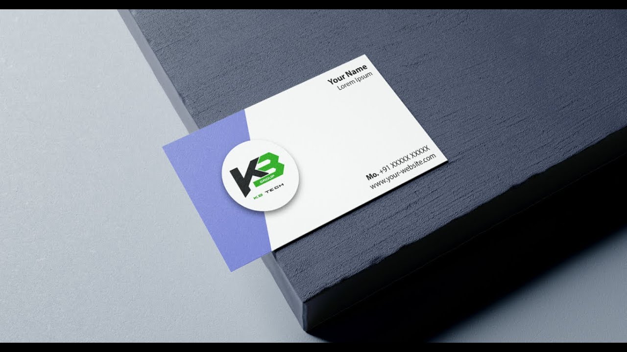 Business Visiting Card Design | Simple Professional Design | KB Tech