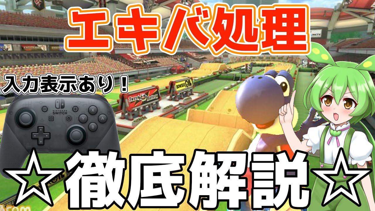 【マリオカート8DX】エキバ処理徹底解説！【ずんだもん】