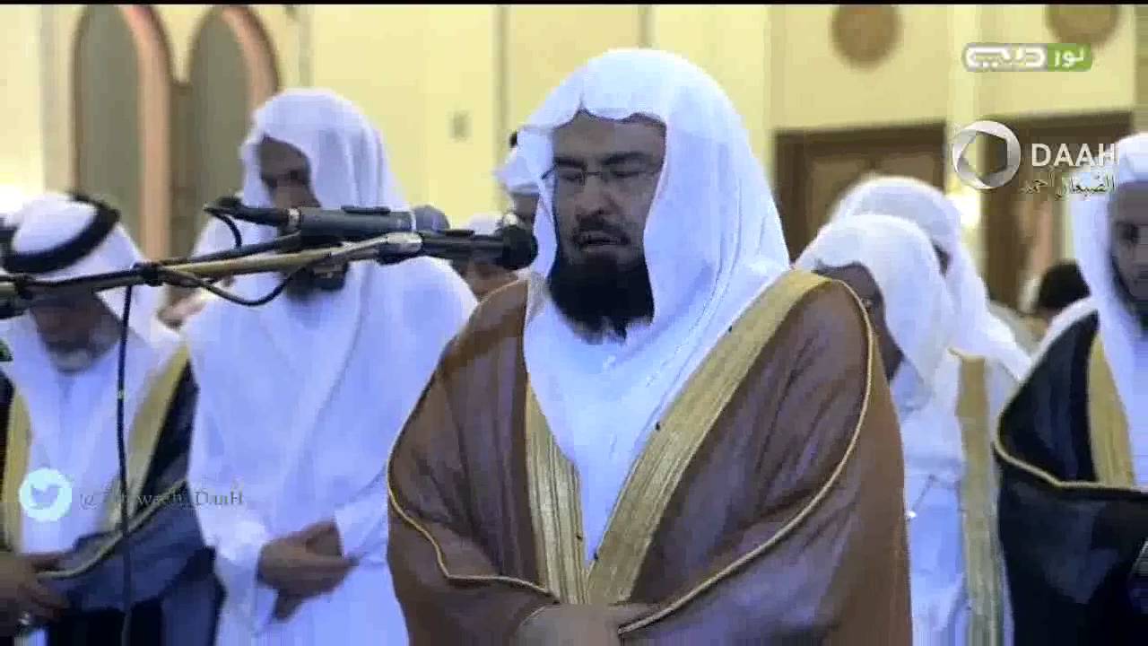 عشائية بديعة للشيخ عبدالرحمن السديس بجامع زعبيل بدبي ليلة 9 رمضان 1436