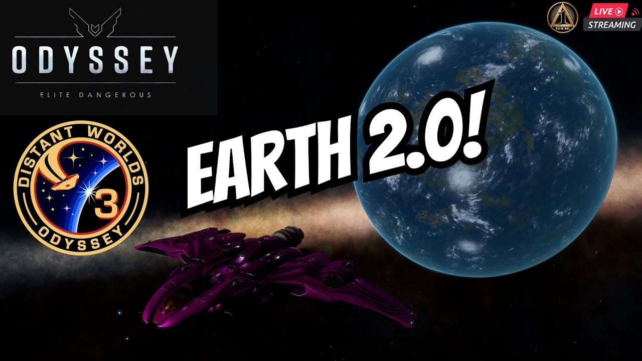 Finding a Earth 2.0 and Making Credits in Elite Dangerous | Distant Worlds 3  LIVE