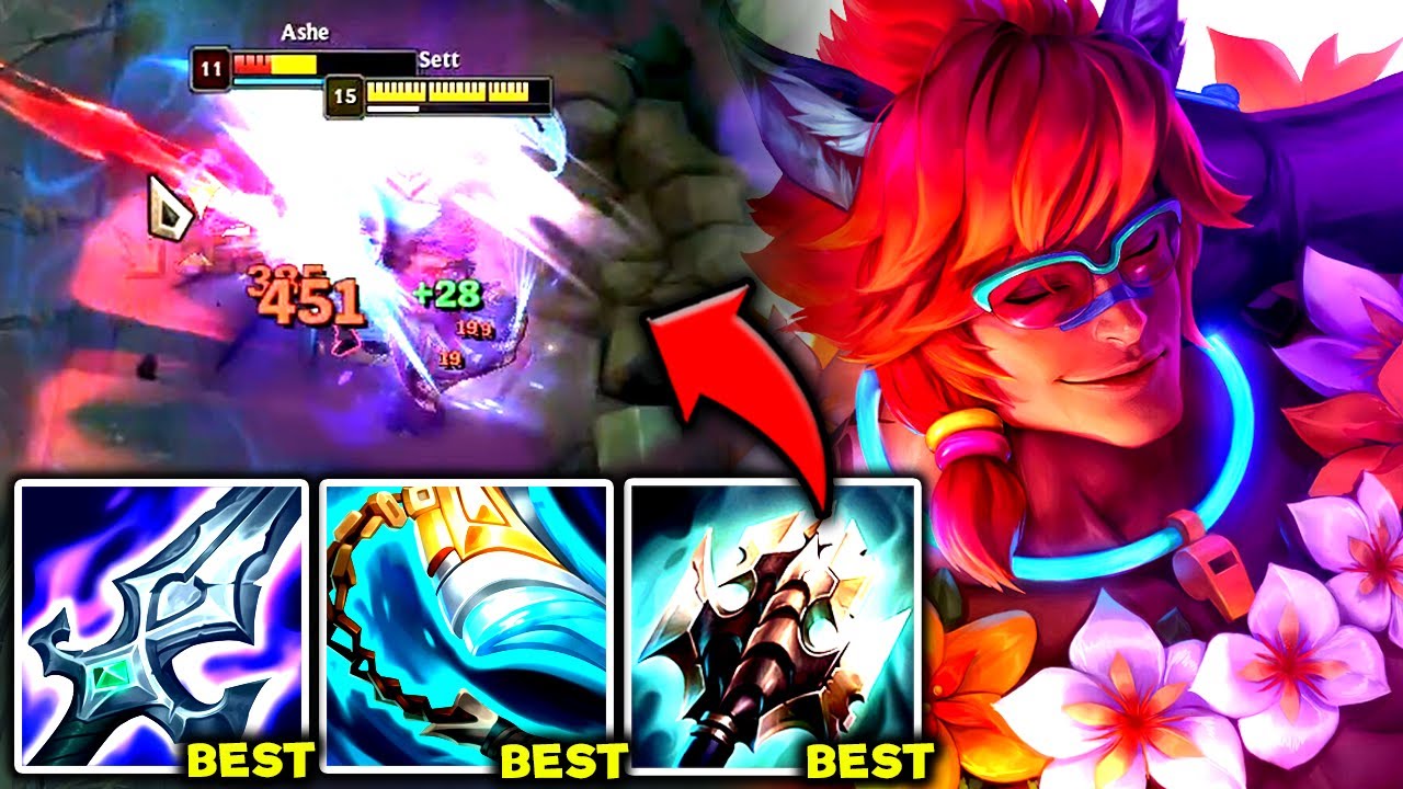 SETT TOP IS UNSTOPPABLE THIS PATCH AND THIS VIDEO PROVES IT (STRONG) - S13 Sett TOP Gameplay Guide