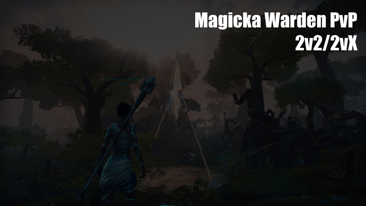 Magicka Warden PvP | 2v2 | 2vX | ESO U44 Golden Pursuit | PC EU