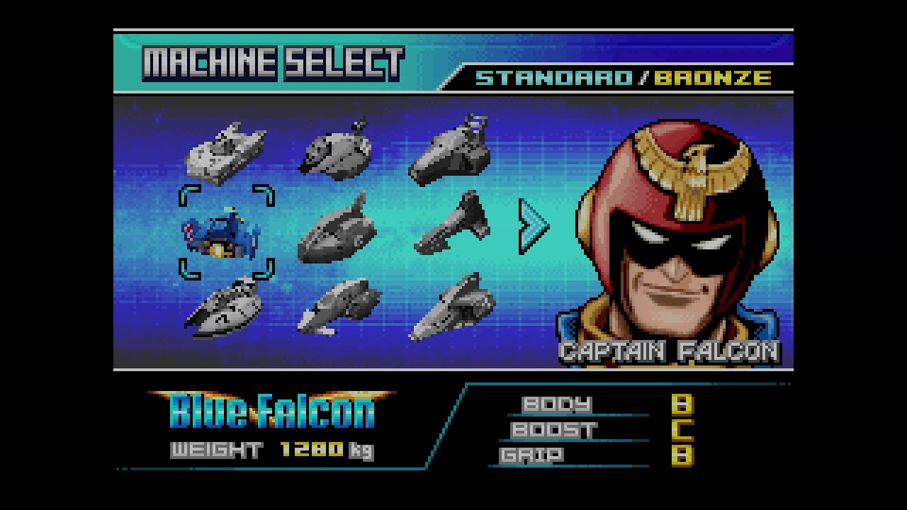 F-Zero GP Legend Speed Run: All Grand Prix Cups beaten with Blue Falcon