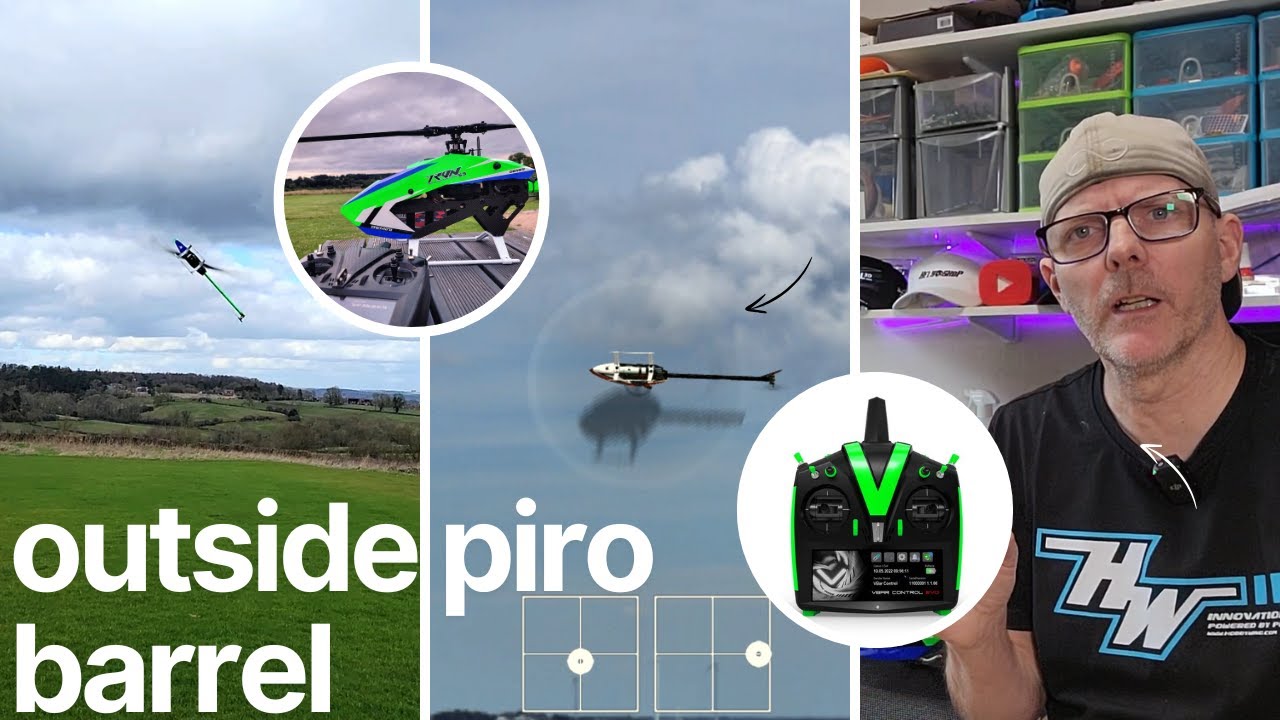 Learning the Backwards Inverted Piro Barrel! RC Helicopter Guide to 3D