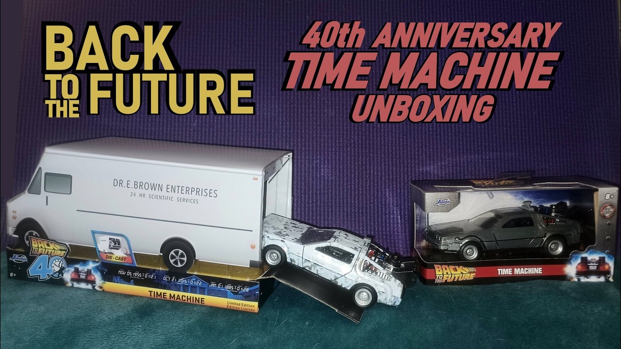 Off the Shelf Collectibles. 40th Anniversary, BTTF DeLorean unboxing.