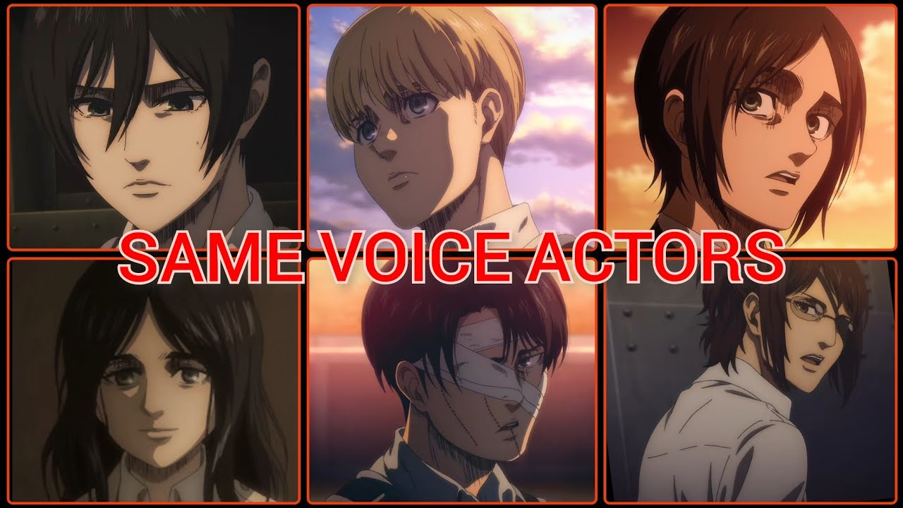 Shingeki no Kyojin(Attack on Titan): The Final Season All Characters Japanese Same Voice Actor