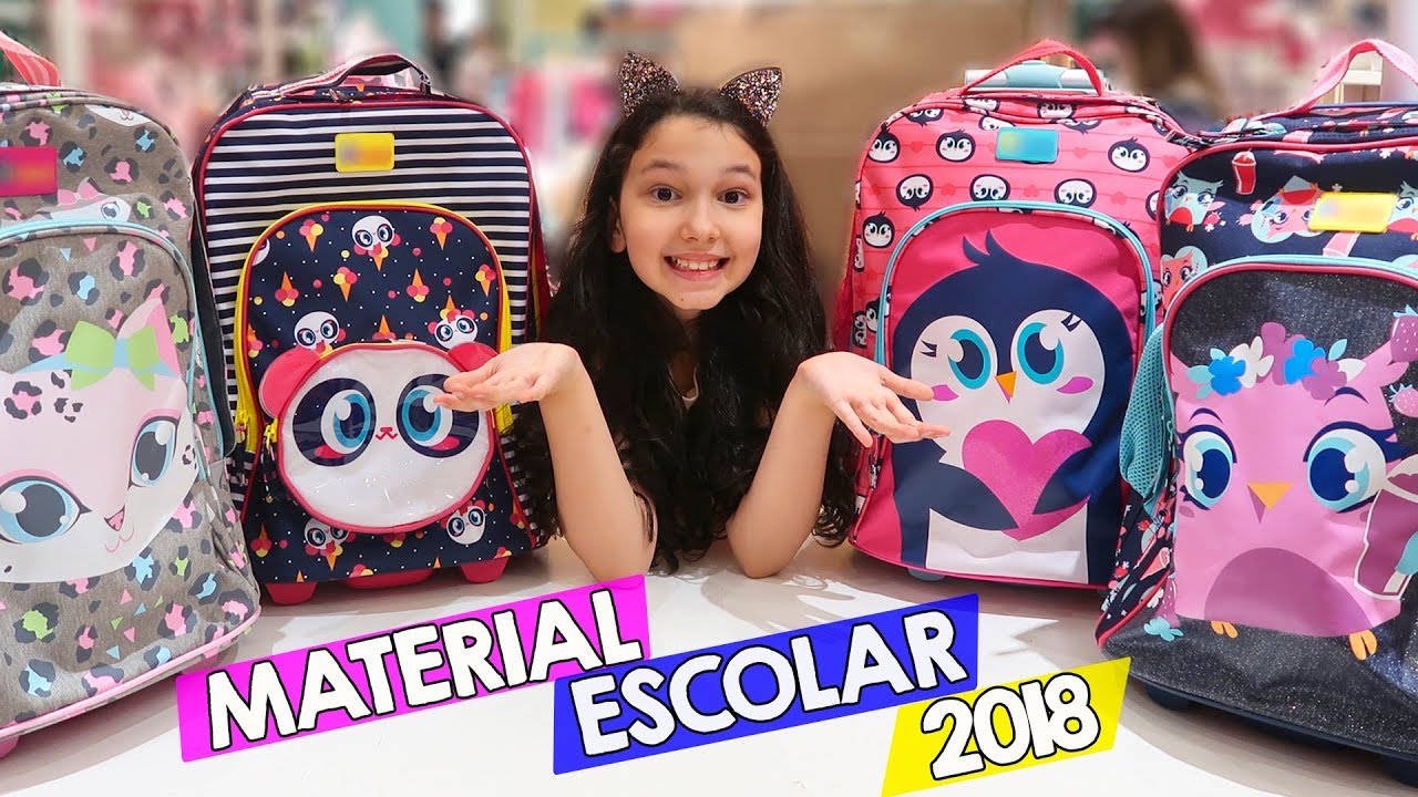 MEU MATERIAL ESCOLAR 2018 | Luluca