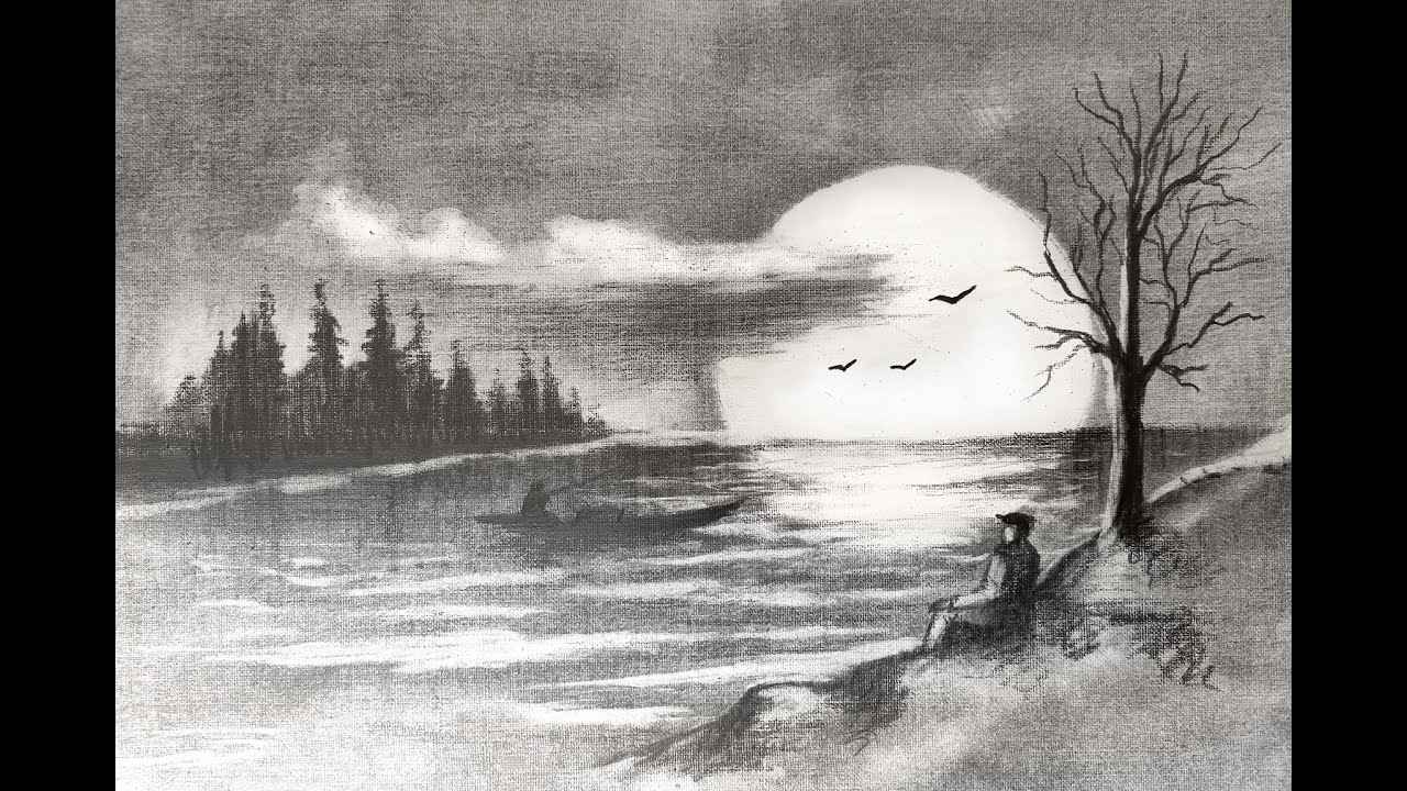 MÉTHODE FACILE ET RAPIDE POUR DESSINER UN PAYSAGE