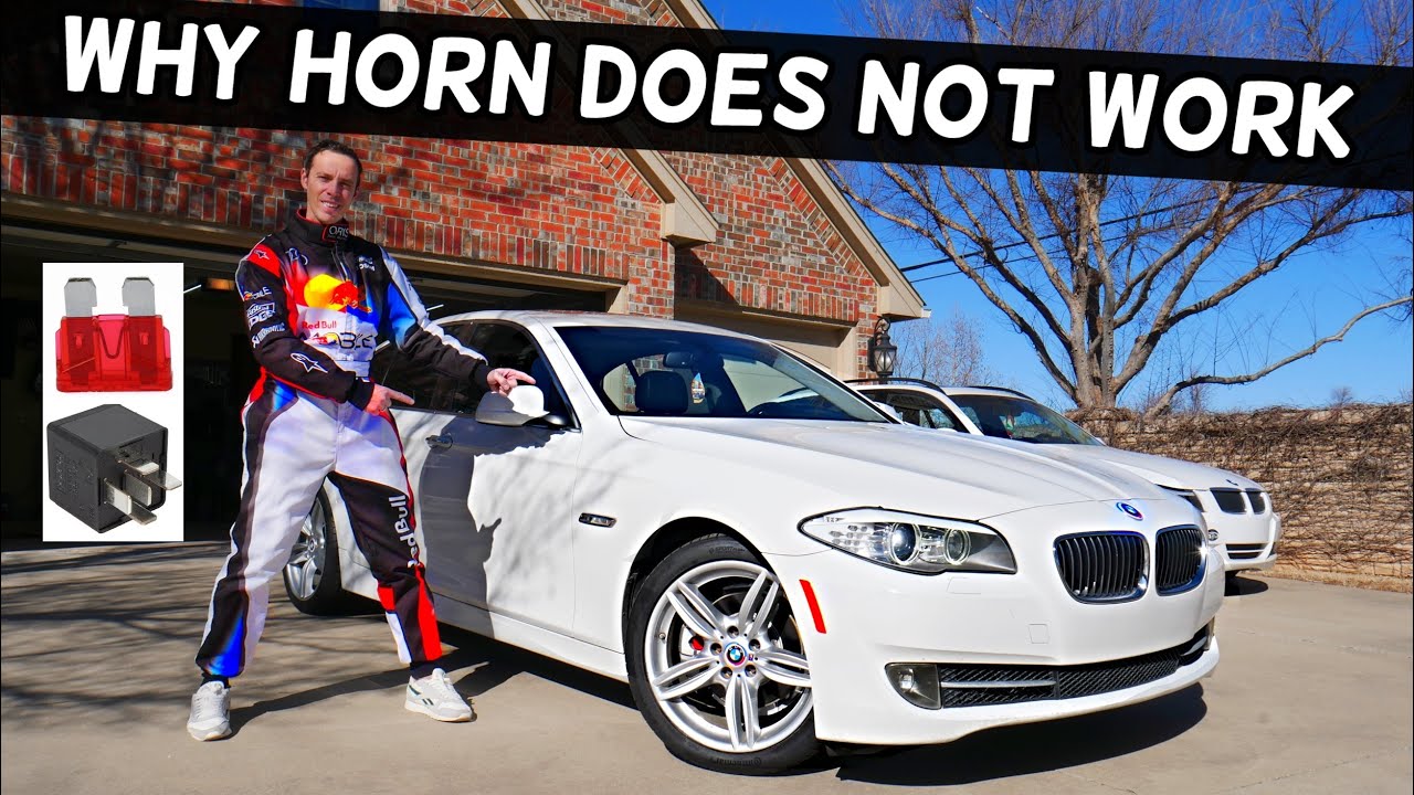 WHY HORN DOES NOT WORK ON BMW F10 F11 BMW 528i 535i 520i 530i 550i 518d 520d 525d 530d 535d