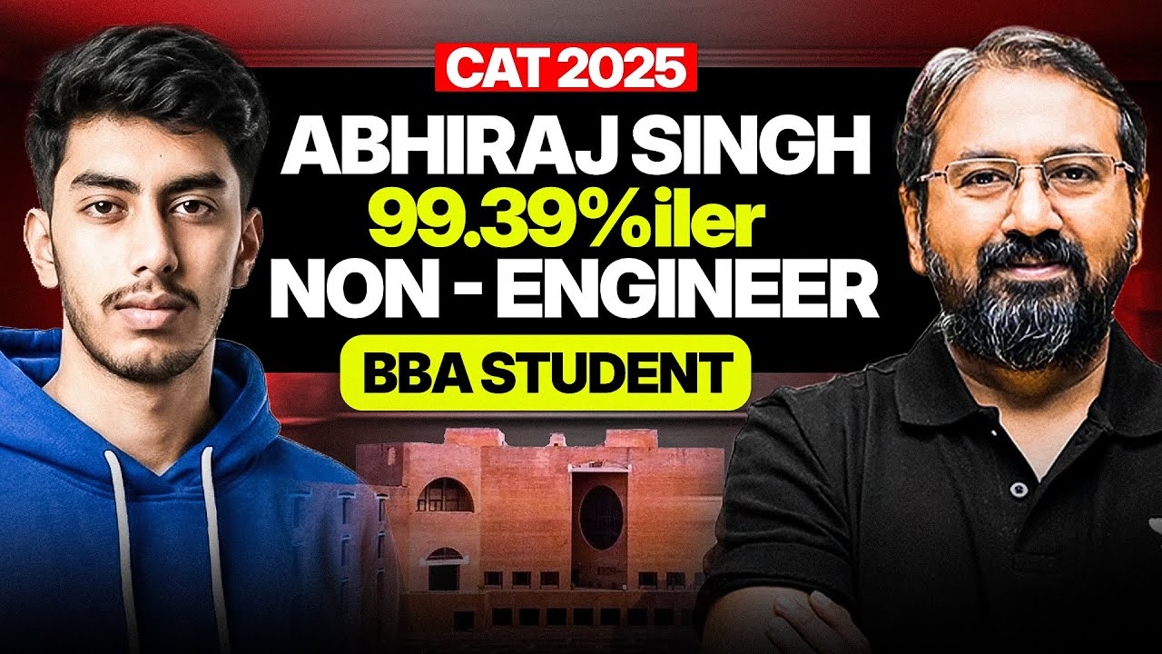 How a Non-Engineer Scored 99.39%ile in CAT 2025 (Without Math Background!)