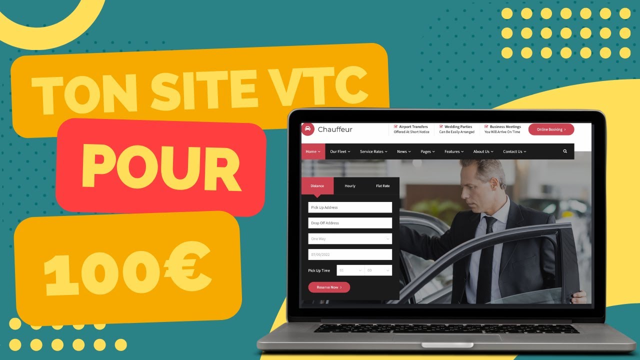 CHAUFFEUR PRIVÉ / UBER : TON SITE DE RÉSERVATION POUR MOINS DE 100€