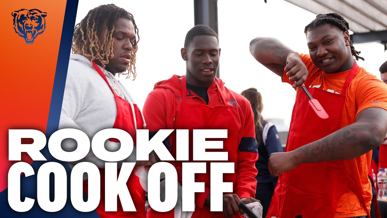 Rookies compete in a cook off | Chicago Bears