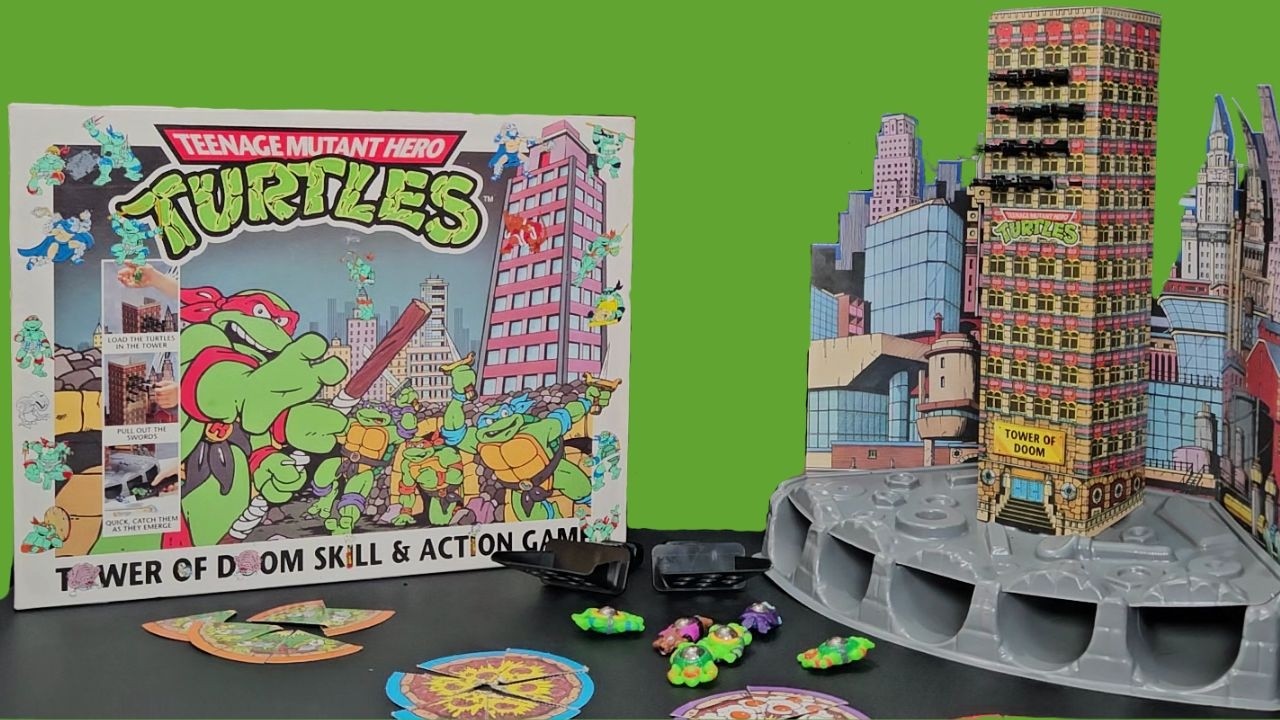 Rare 90s Turtles Tower of Doom Game (1990) – The ONLY Review on YouTube!