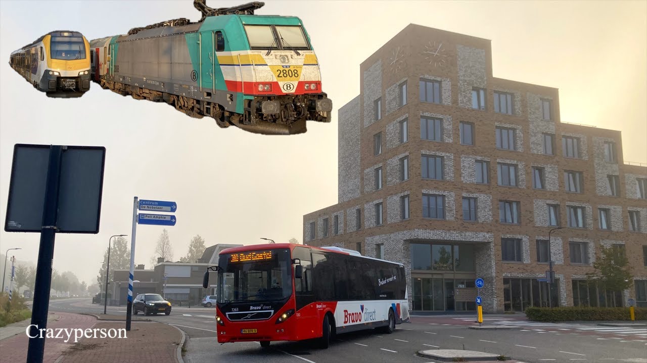 Treinen, Bussen, Zonsopkomst en Mist rond Breda en Etten-Leur