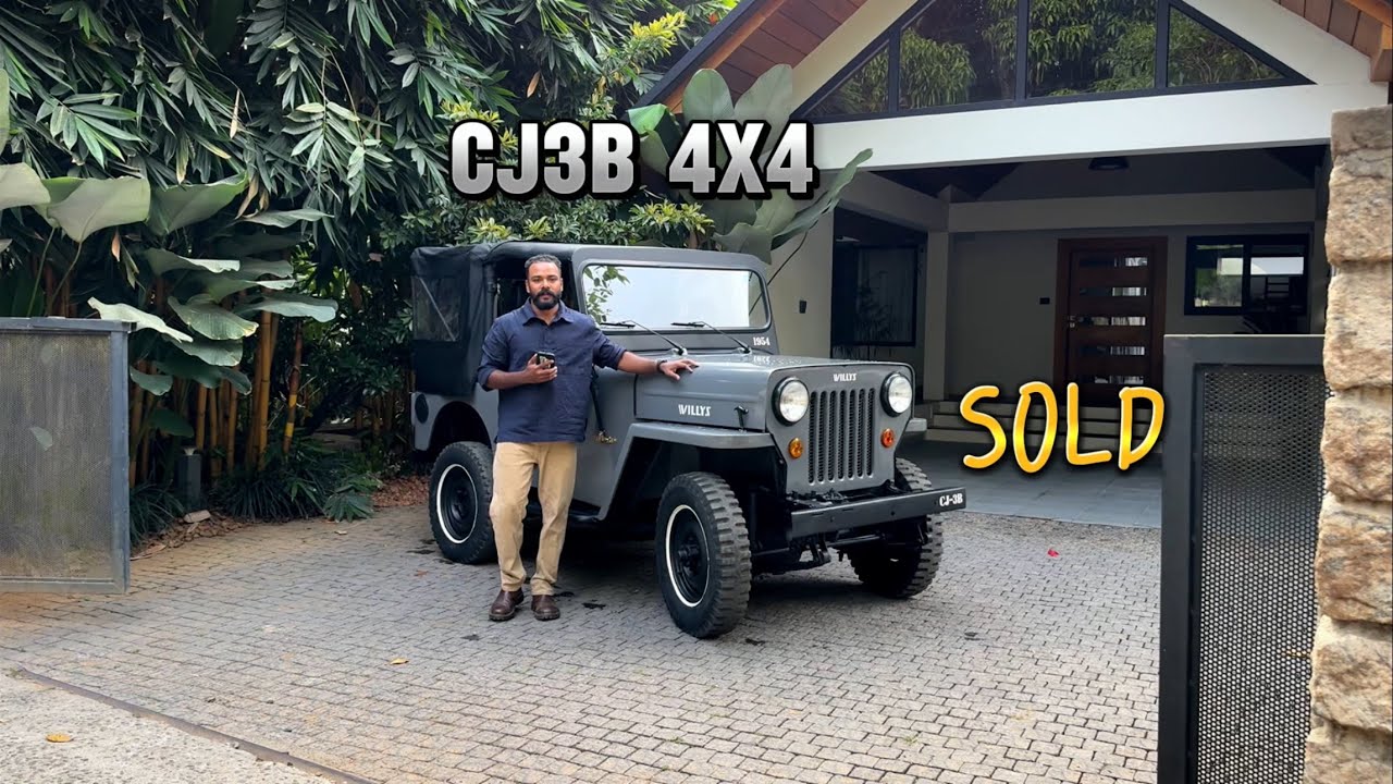 Willys CJ3B 4x4 - Ex-Army jeep For sale. power steering,Power brake,MDI engine 5 gear