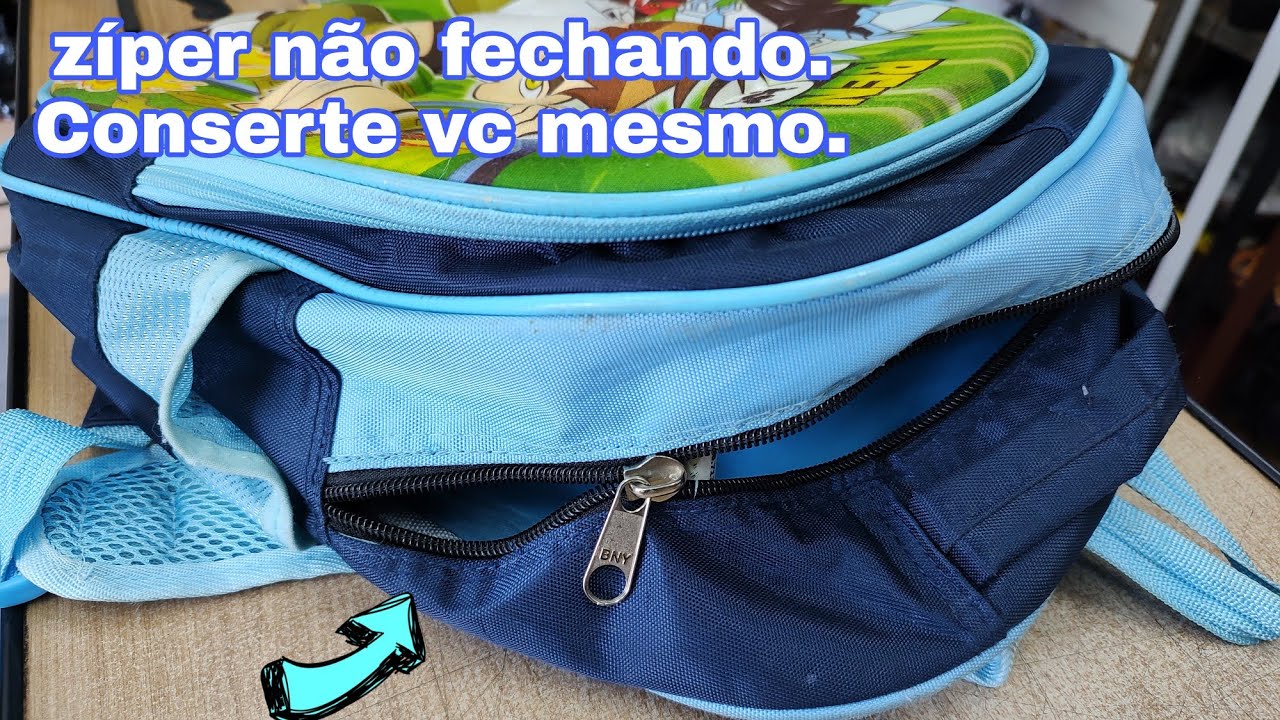 DICA como arrumar zíper que não fecha, em casa mesmo.