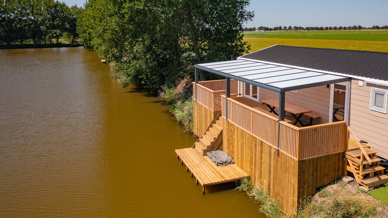 🎥 🐟 Bekijk het Nederlandse betaalwater Hidden Carp Lake 🐟 🎥 LIVERUNS, karpers en prachtige Chalets 😍