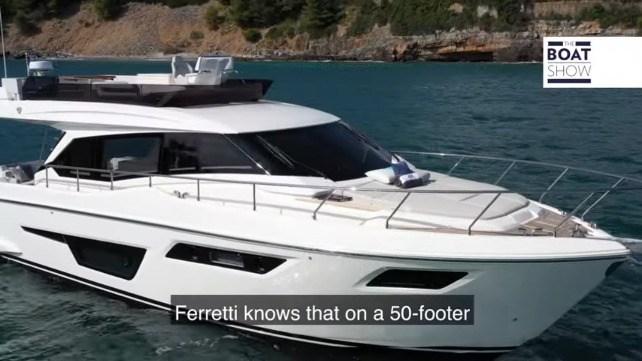 FERRETTI YACHTS 500 - Motor Yacht Review - The Boat Show