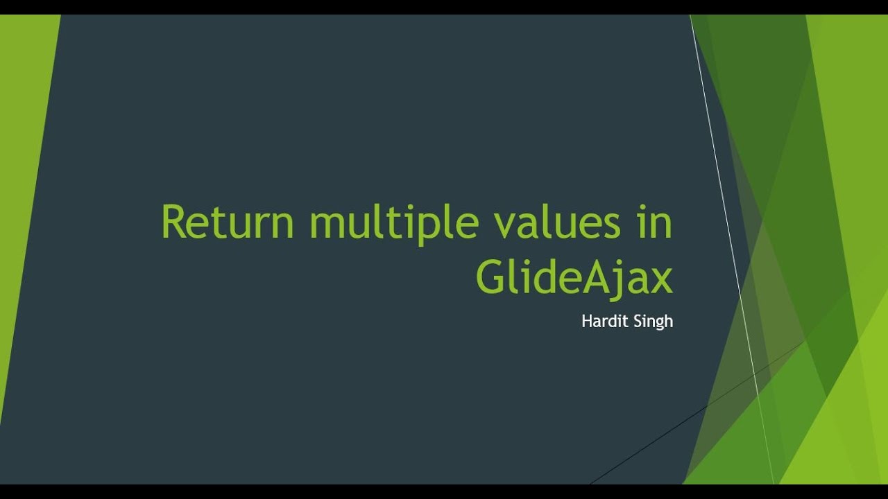 How to return multiple values from script include to client script | GlideAjax | ServiceNow