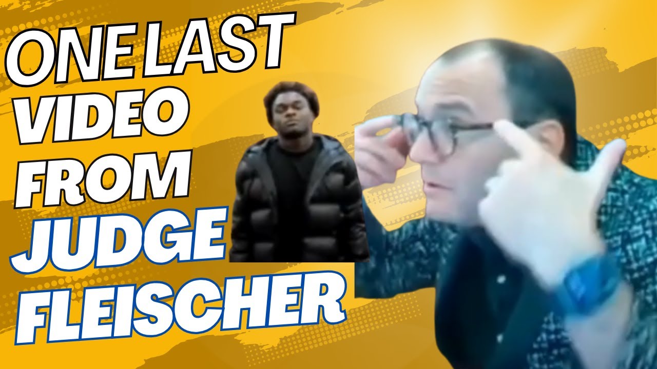 Judge Fleischer Gives Advice To Young Father Who Keeps Screwing Up (One Last Video From This Judge)