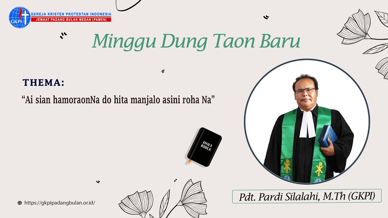 Ibadah Minggu Dung Taon Baru  ( 04 Januari 2026, Siang ) GKPI Padang Bulan - Medan