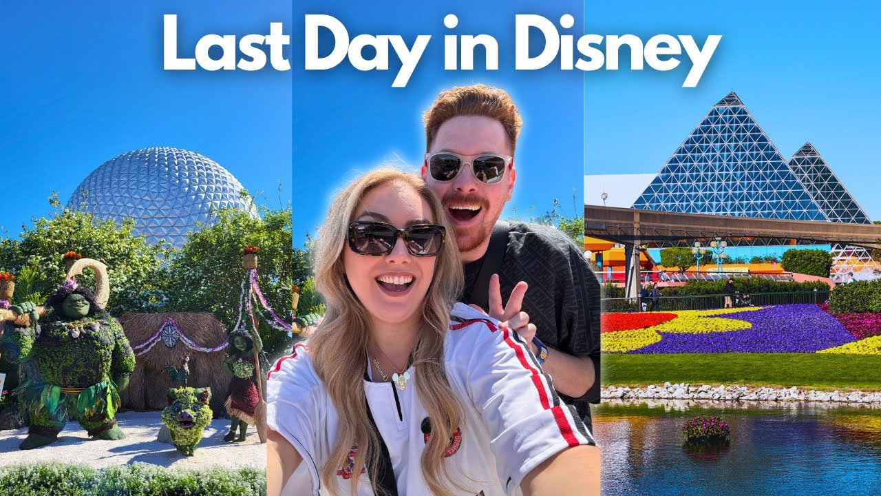 DISNEY WORLD VLOG DAY 7 ✨ EPCOT Flower & Garden Festival, Magic Kingdom Fireworks