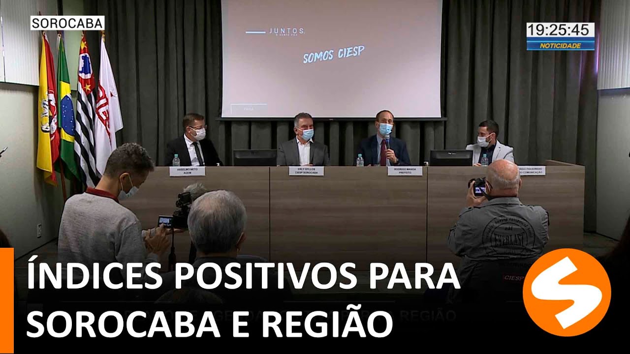&Iacute;ndices positivos para Sorocaba e regi&atilde;o | TV Sorocaba SBT