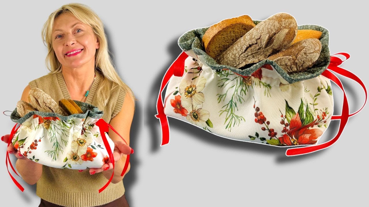 CESTA NAVIDEÑA PARA PAN O DULCE/ FÁCIL Y RÁPIDO PARA LOS PRINCIPIANTES