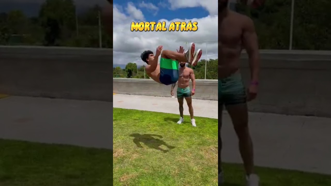 Ret&eacute; a Fernando Lozada a hacer mortales😱🤯🥵😎