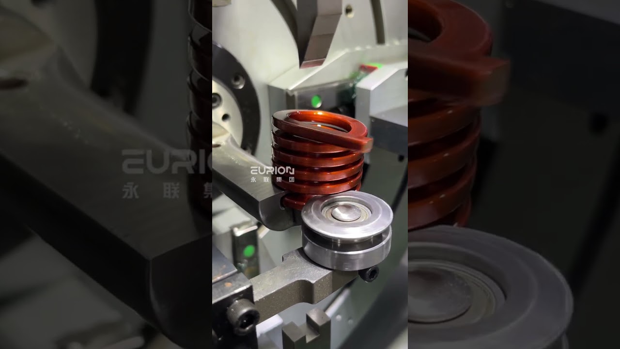 Flat Copper Wire Winding Machine .Enamelled Hollow Coil Winder for New Energy & Solar Storage #coils