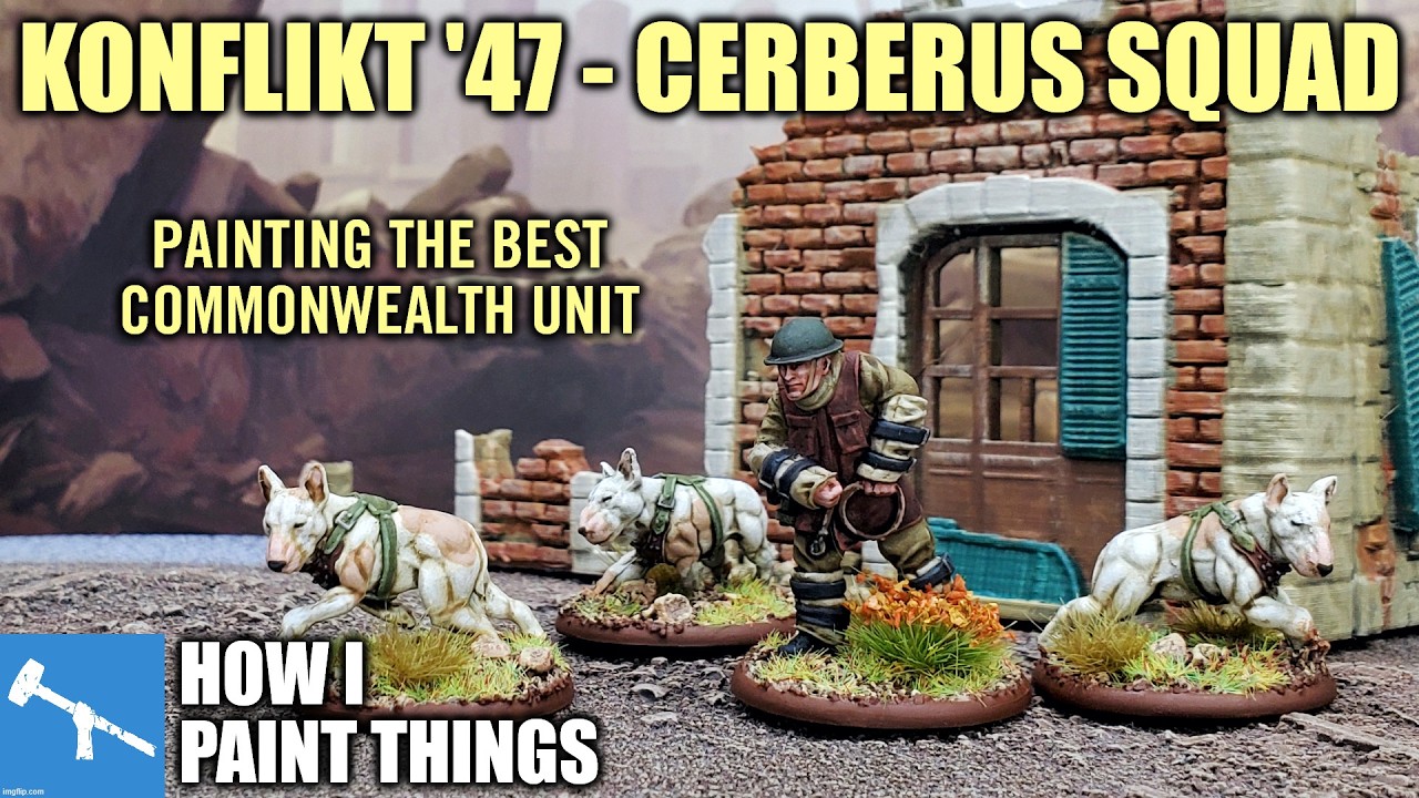 Painting the Cerberus Squad - The Best K47 Unit! [How I Paint Things]
