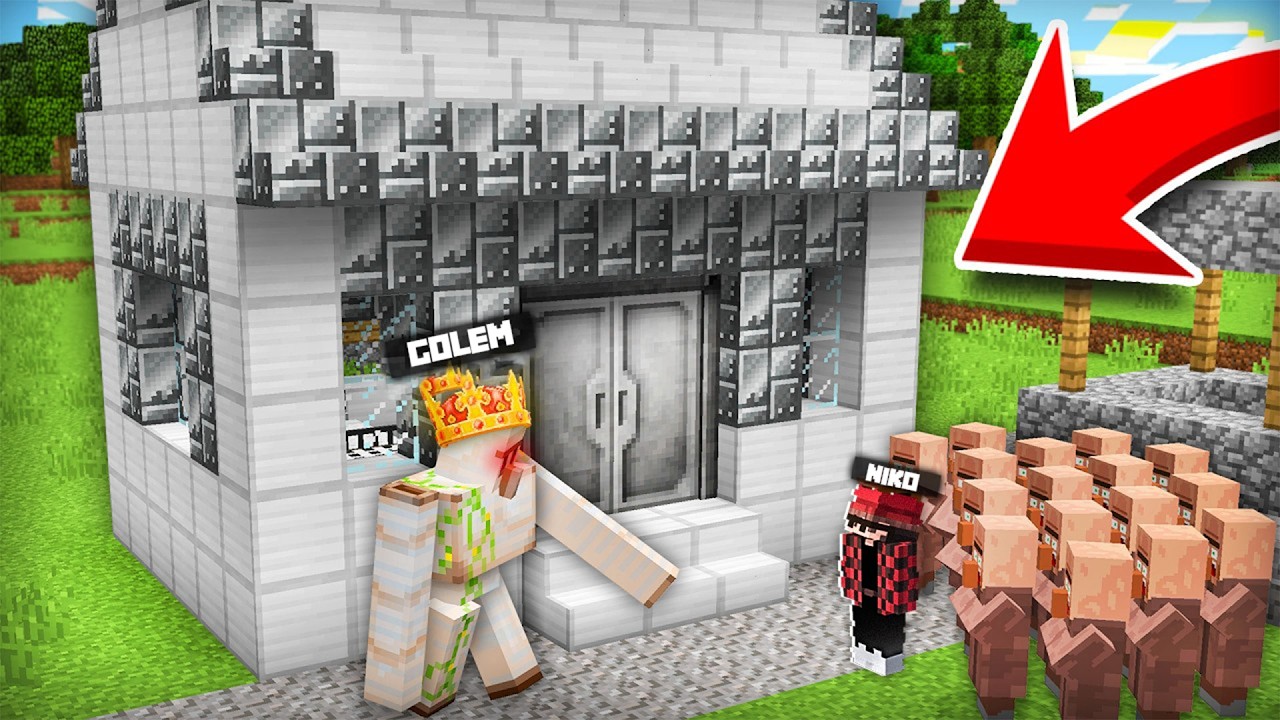 MER GOLEM SOTIB OLDI VA U ... MINECRAFT VIDEO -niko