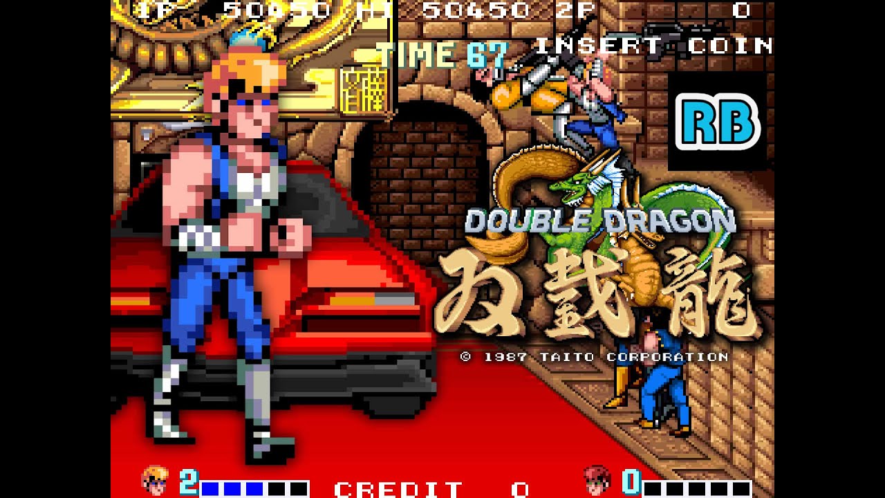 1987 [60fps] Double Dragon (World) Speedrun Hardest ALL