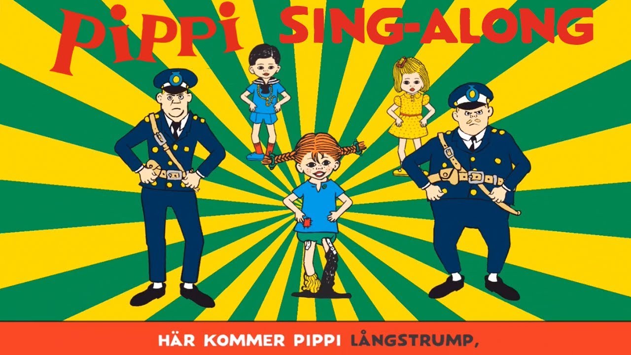 Sjung med Pippi L&aring;ngstrump: H&auml;r kommer Pippi L&aring;ngstrump (med s&aring;ng)