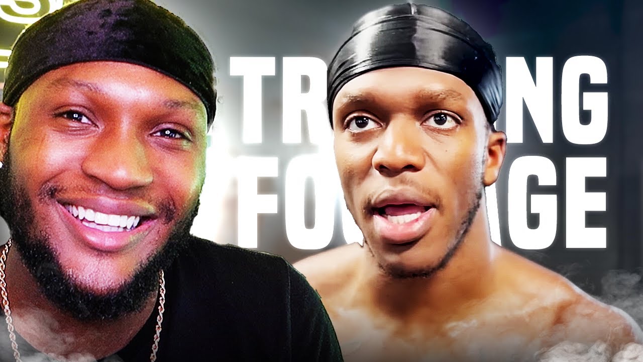 KSI's BOXING TRAINING THEN VS NOW..