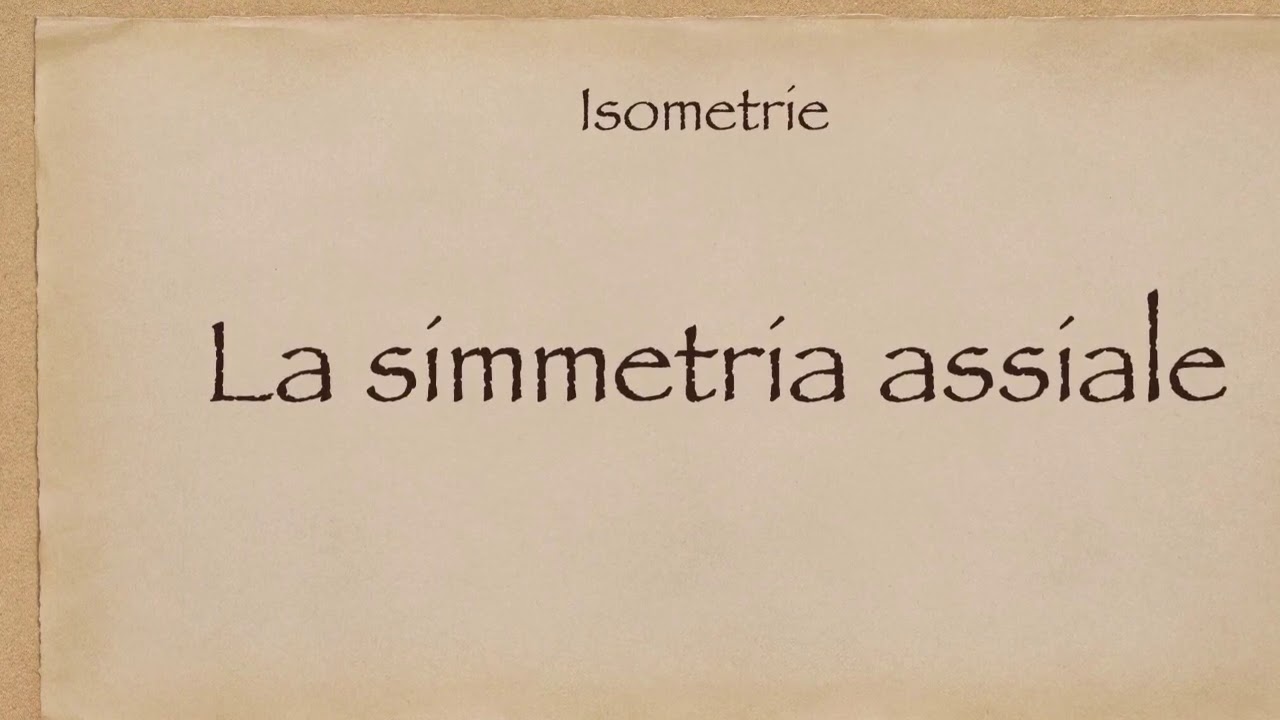 Trasformazioni geometriche ed isometrie seconda parte