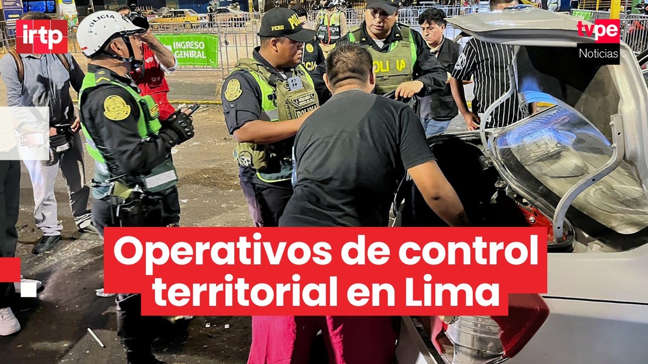 Intensifican control territorial en Gamarra y alrededores durante estado de emergencia