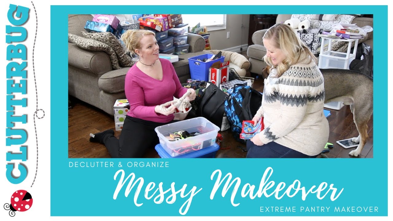Extreme Pantry Declutter and Organize - Messy Makeovers Series #1
