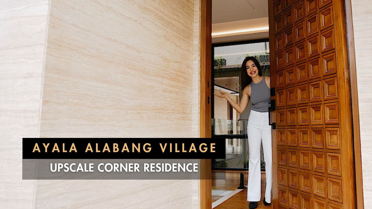 Upscale Corner Residence in Ayala Alabang Village