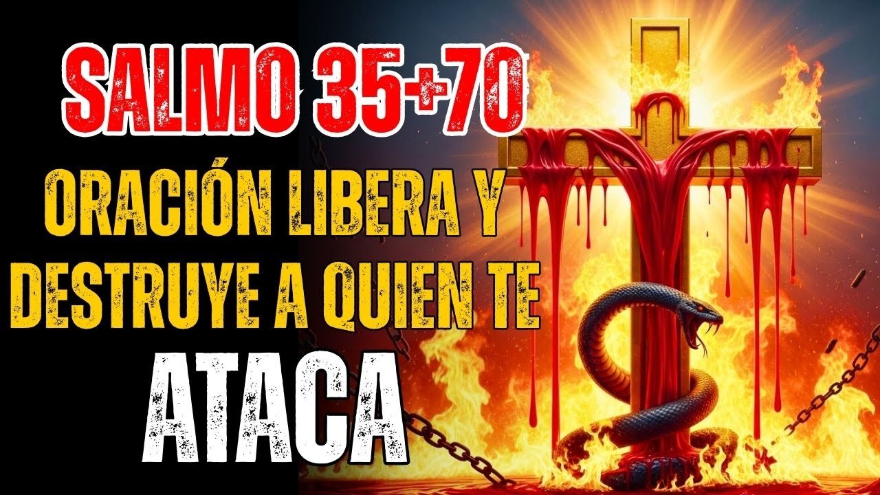 🔥 Dios Revela: El Salmo 35+70 DESTRUYE la Brujería y Te Libera de los Enemigos Hoy