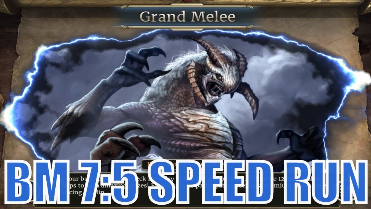 TES:Legends Grand Melee Gauntlet 7:5 insane Battlemage speed run (no commentary)