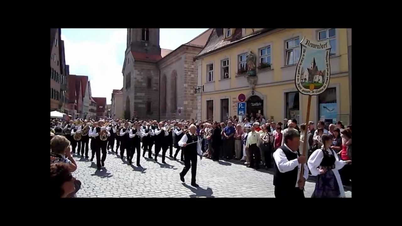 Dinkelsbühl 2011. Der komplette Trachtenzug.Teil 1