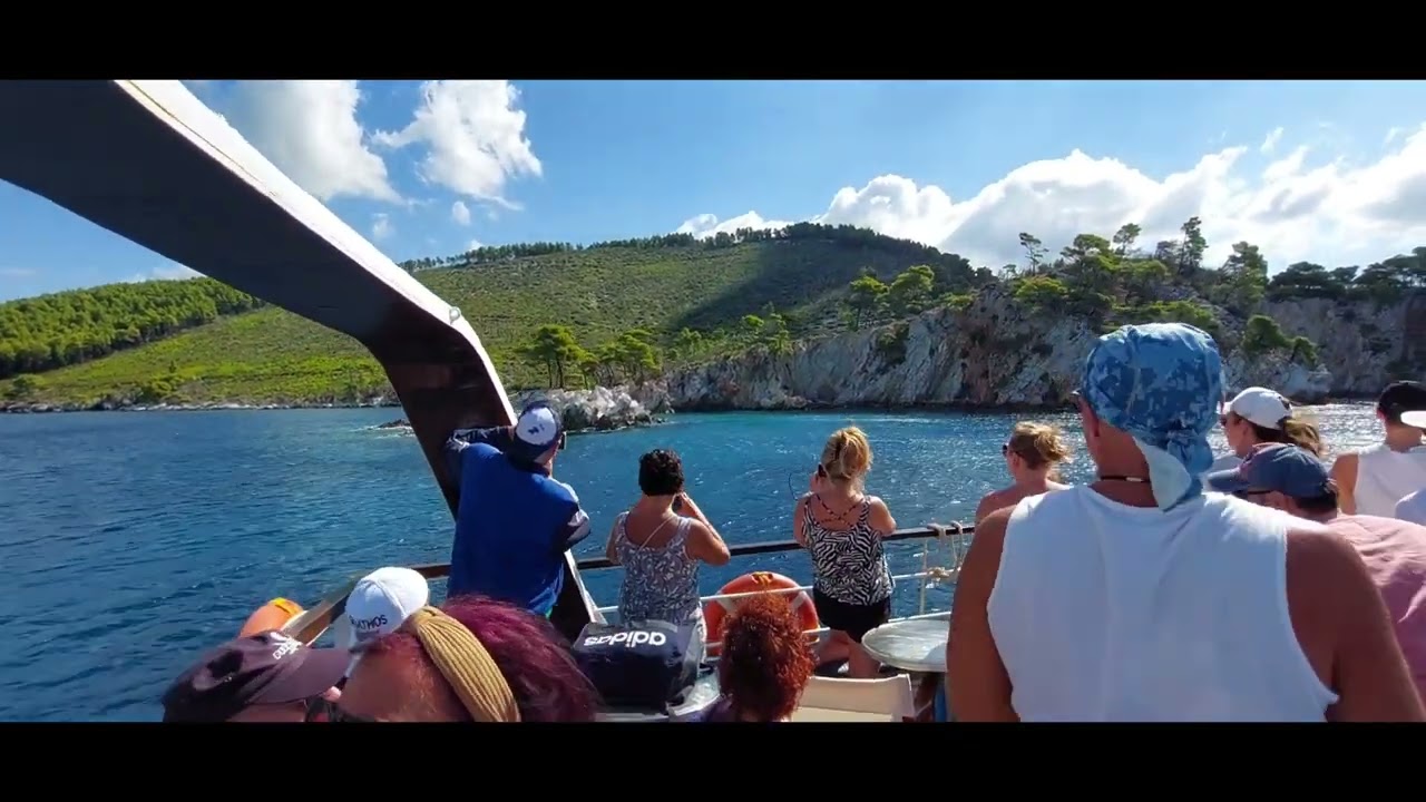 Skiathos Boat trip to alonissos part 1