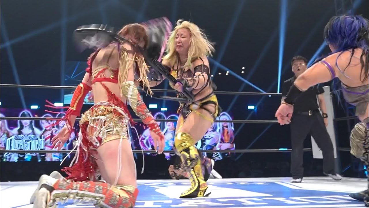 【スターダム】QQ vs 大江戸隊 完全決着最終章！敗者以外脱退マッチ ハイライト！-6.22代々木大会-【STARDOM】