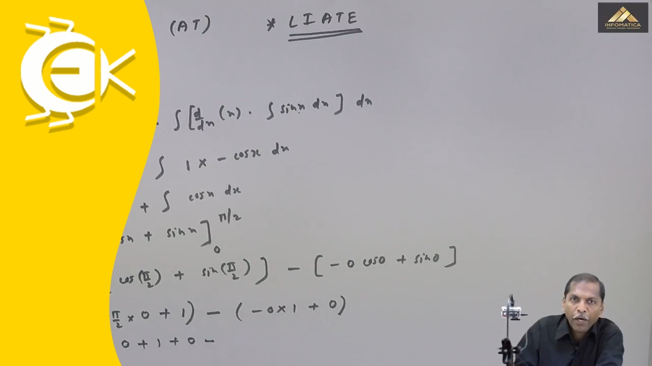 Definite Integration by Parts - Problem 5 - Definite Integrals - Mathematics Class 12