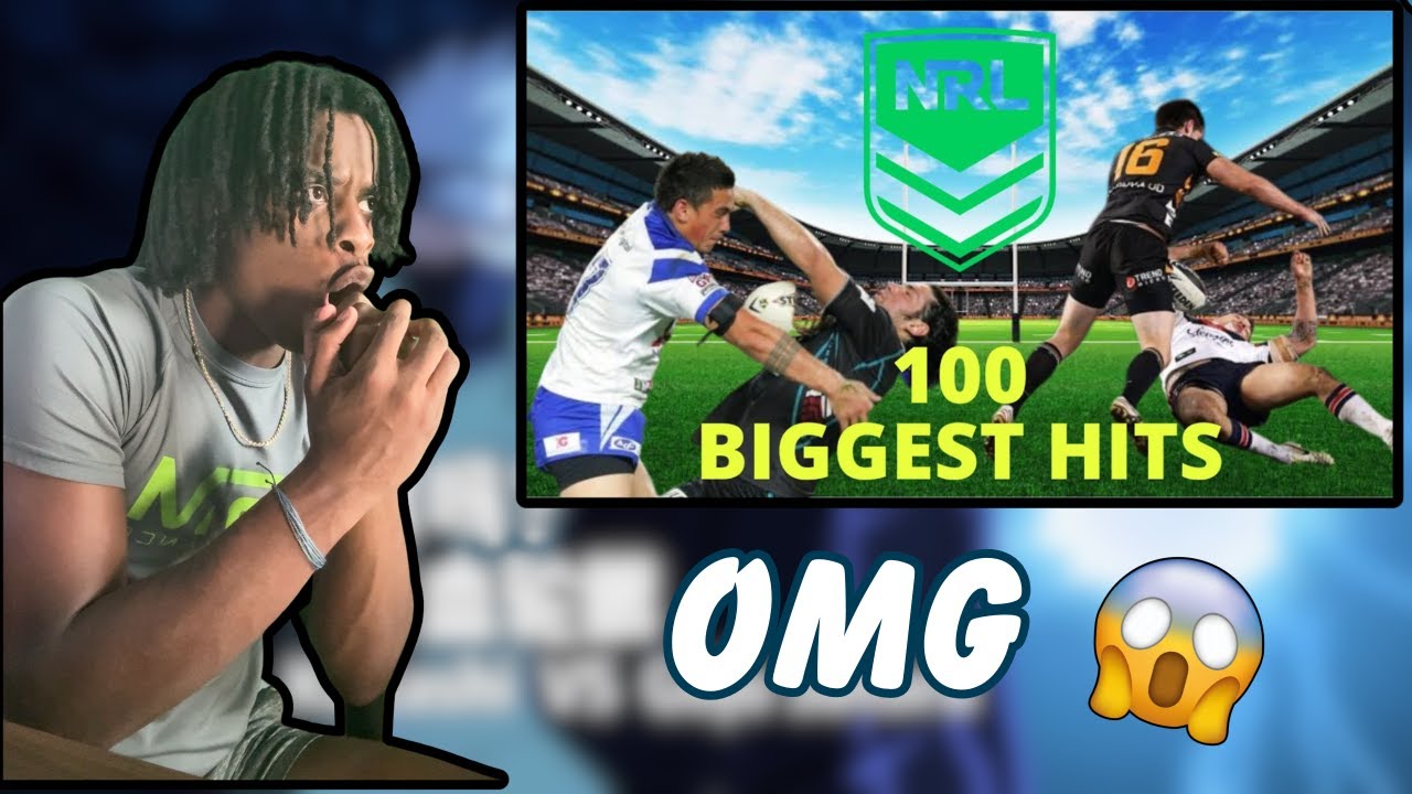 100 Biggest Hits Of All Time (NRL) - GGOA Clips #4 | INSANE REACTION!!